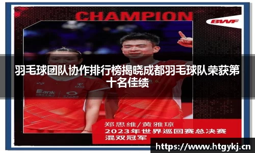 羽毛球团队协作排行榜揭晓成都羽毛球队荣获第十名佳绩